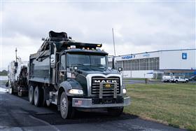 Lehigh Valley Division: A milling spread at ABE International Airport. 
